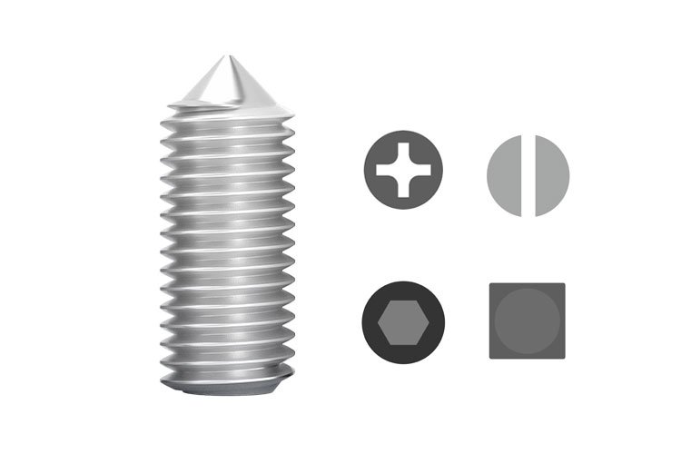 Set Screw with Cone Point