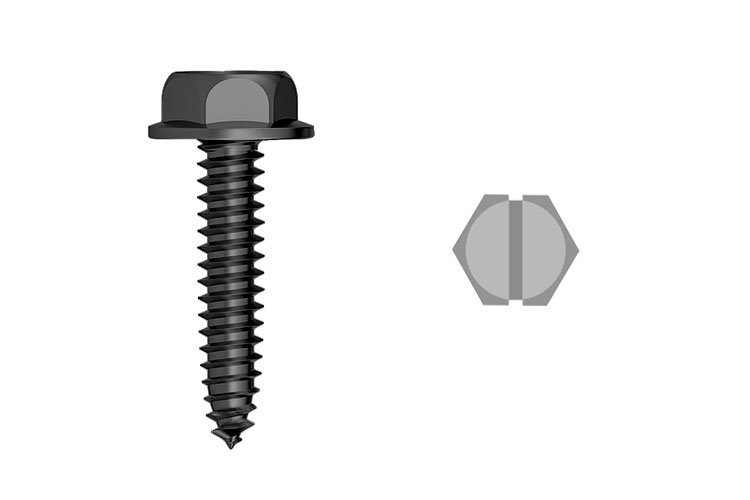 Slotted Hex Washer Head Tapping Screw