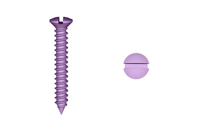 Slotted Raised Countersunk Self Tapping Screws