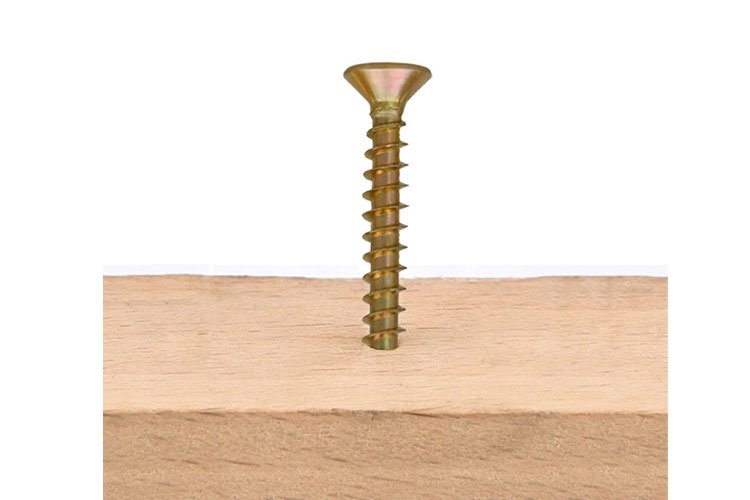 color zinc chipboard screw