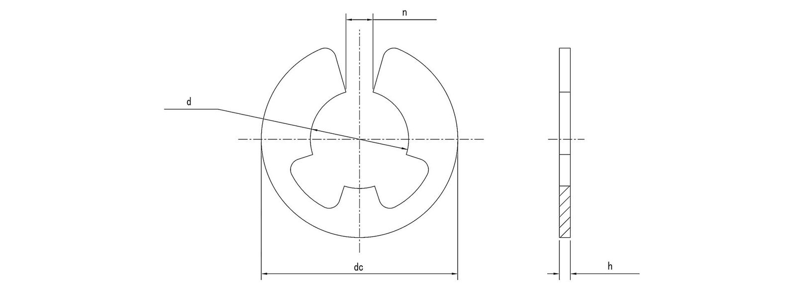 DIN 6799 Retaining washers for shafts