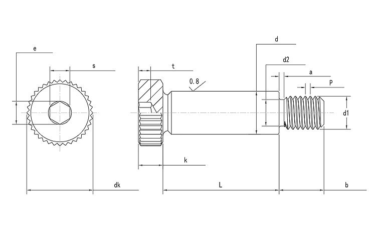 ISO-7379-Knurled-hexagon-socket-head-shoulder-screws