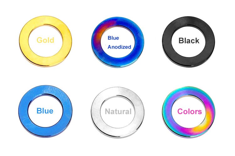 Titanium flat washer