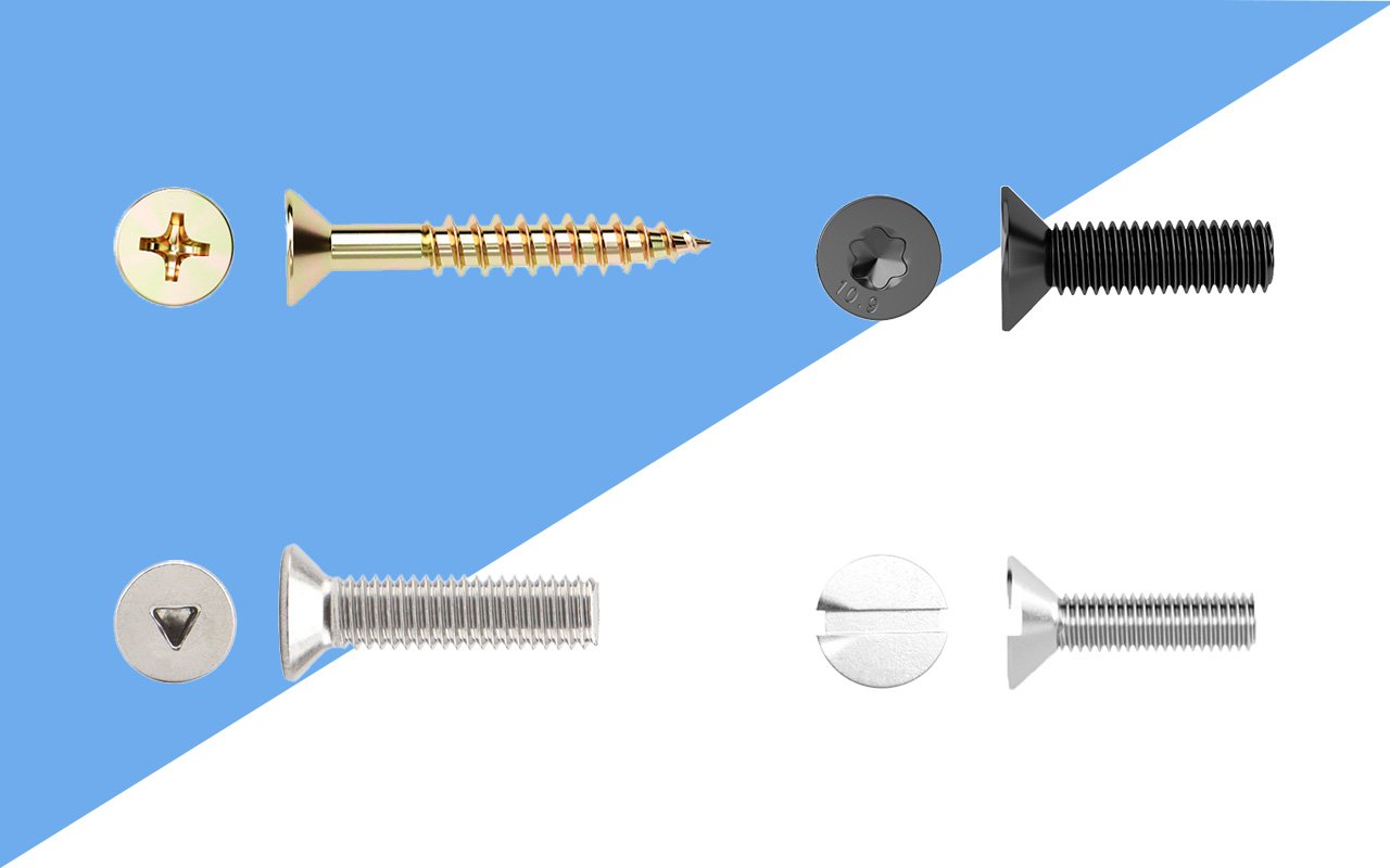 What is a countersunk screw