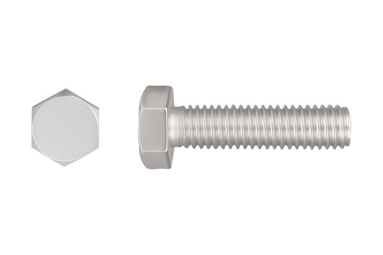 Aluminum hex bolt